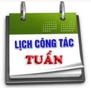 LỊCH TUẦN TỪ NGÀY 02/03-07/03/2026